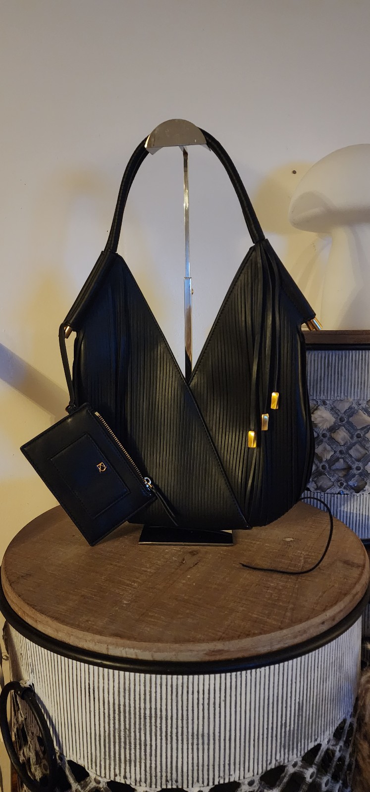 Donna Karan Baldwin Lazer Cut Bag (Small) Flawed