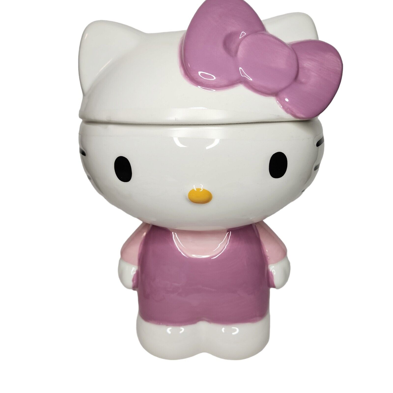 New Sanrio Hello Kitty Full Body Sculpted 3D Canister Cookie Snack Candy Jar