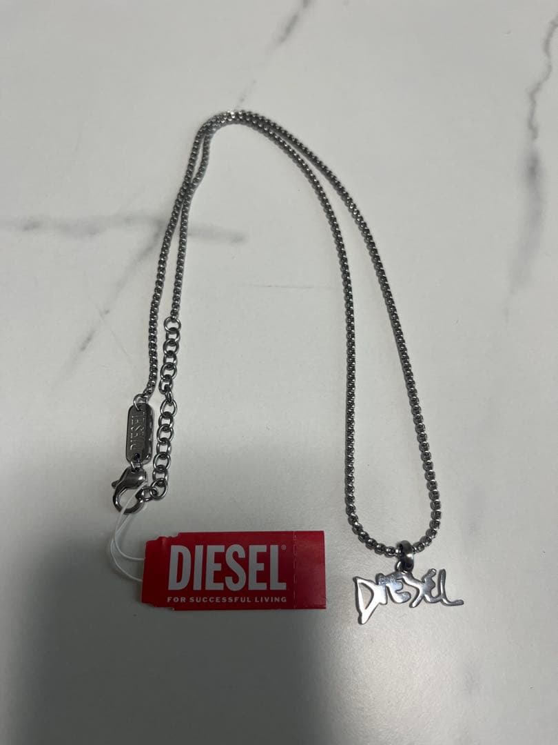 Discontinued Model: DIESEL Pendant Necklace