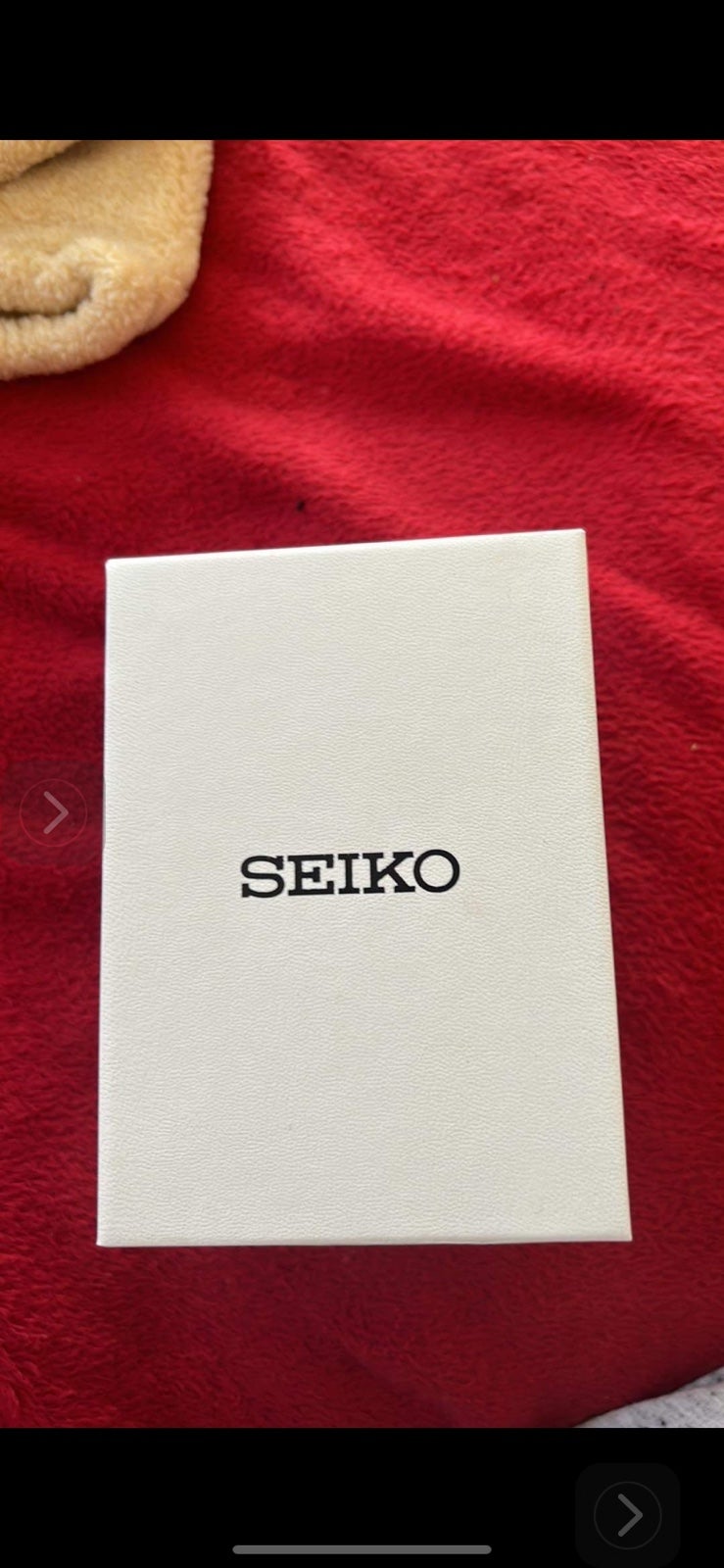 Seiko watch 24kt gold