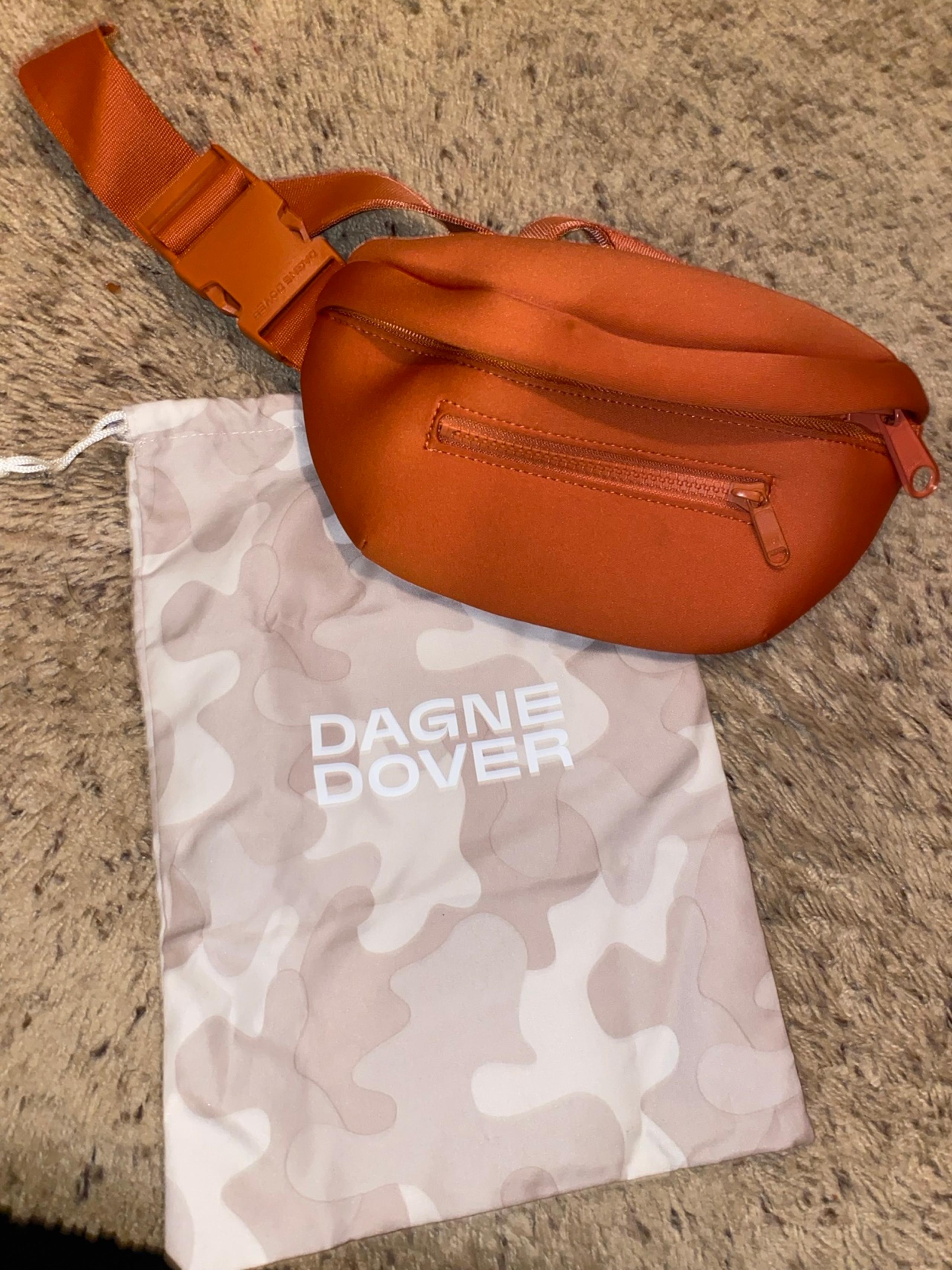 Dagne Dover Ace Fanny Pack w/Dust Bag. Coyote Color. Used Once. Crossbody Bag
