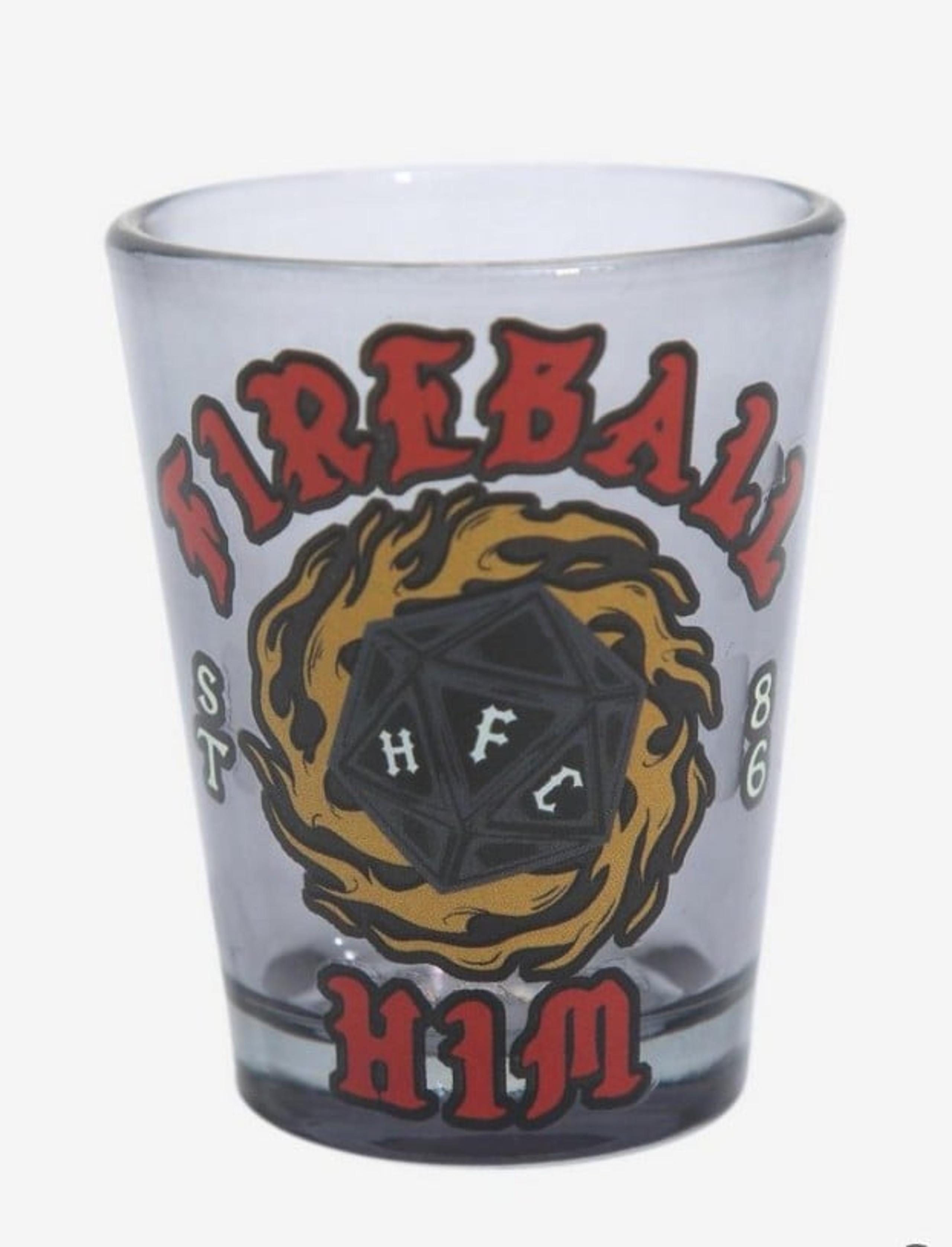 New Stranger Things Fireball Him Collectible Mini Glass