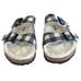 BIRKENSTOCK Arizona Rivet Shearling Men’s Sandals Plaid Fall Winter Size 44 NEW