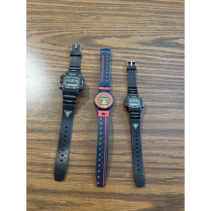 Set of three watches two adult one child’s