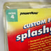 Power Flow Custom Fit Black Splashguards, Model #4 Vintage Heavy Duty USA Made
