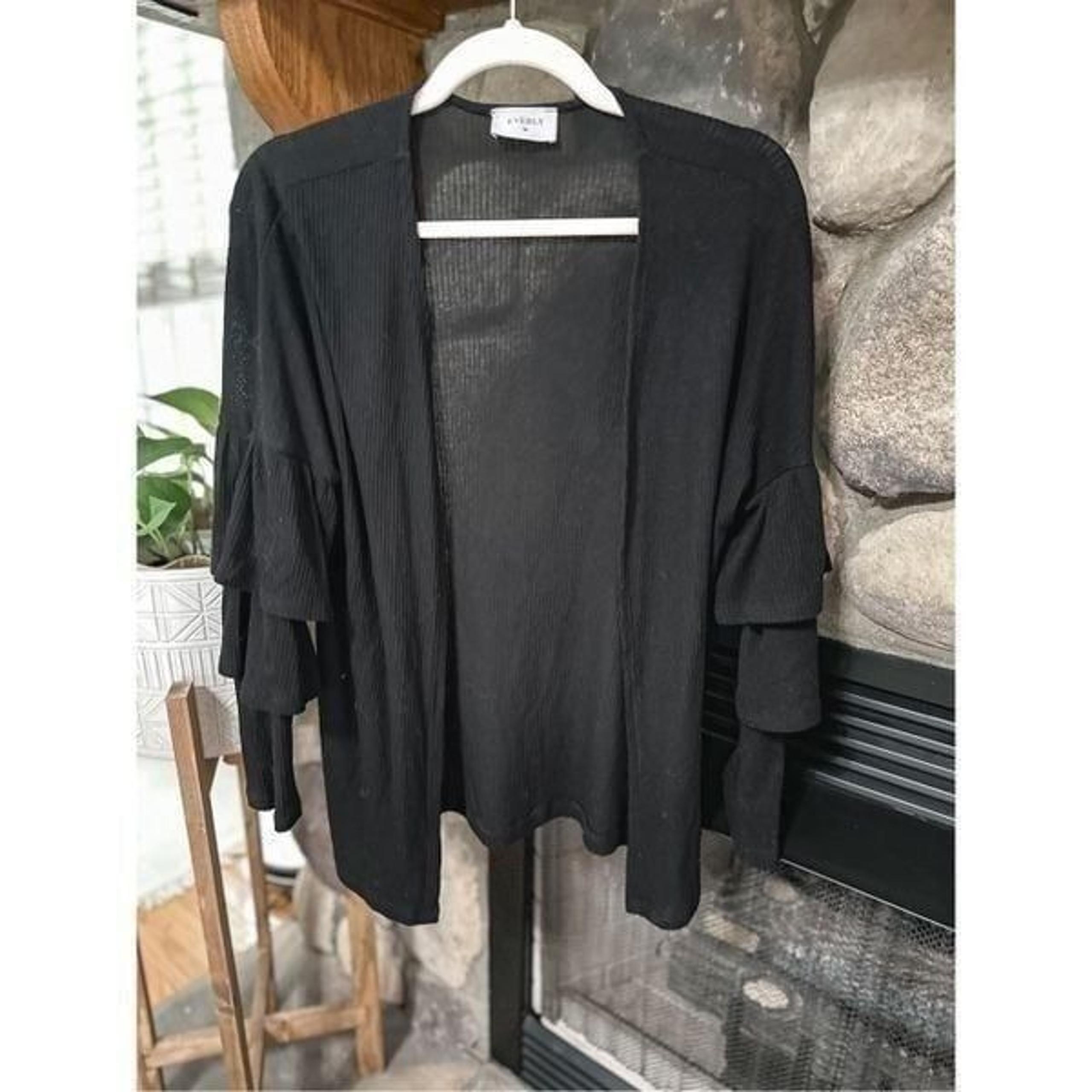 Everly black cardigan
