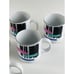6 Design Concepts Liza by Newcor 1992 Coffee Mugs Vintage Retro Brush Stroke 80s