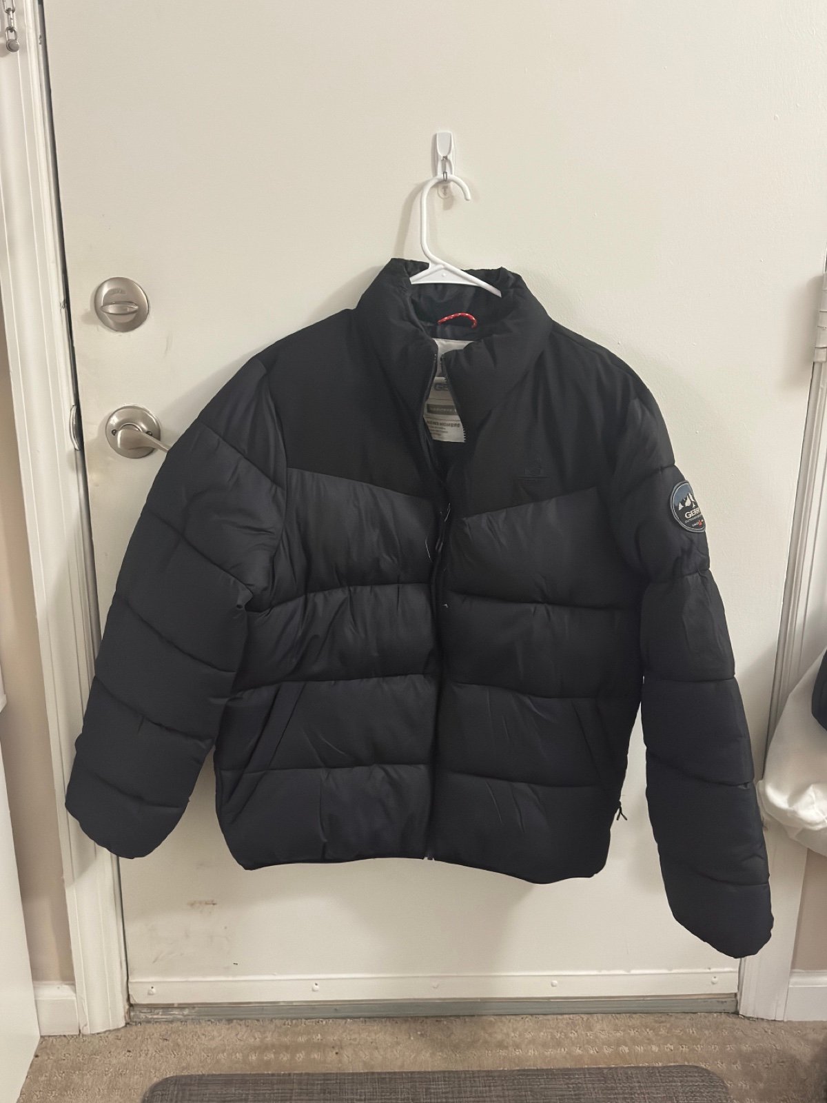 NWOT Black Men’s Puffer Coat from Gerry