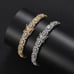 Solid Sterling Silver 8 Womens 2ct Square Diamond Tennis Bracelet NEW Jewelry