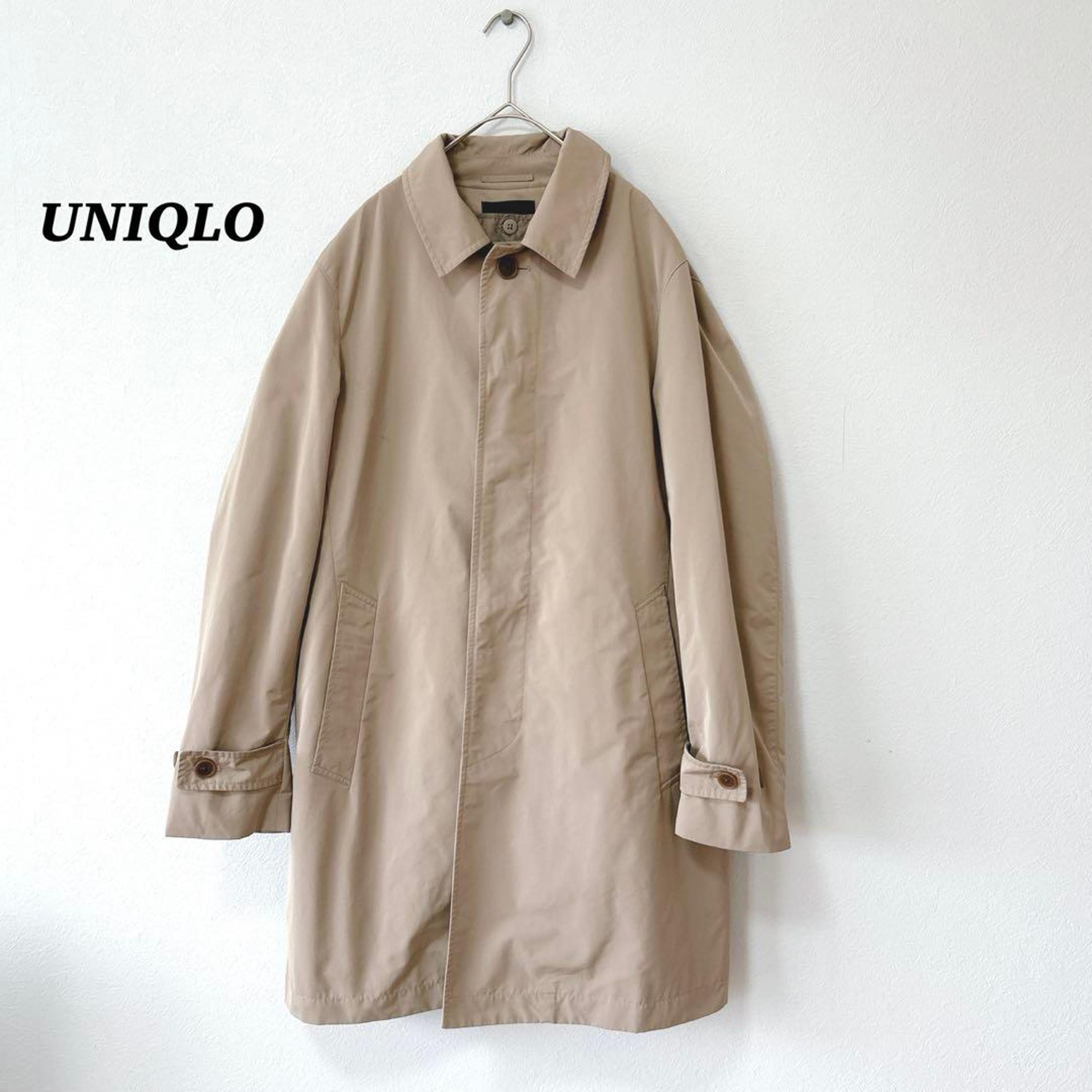 ▼UNIQLO Men's Trench Coat Quilted Outer Jacket 516