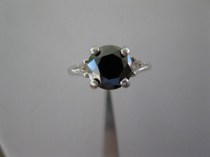 2.0ct NATURAL REAL DIAMOND RING CERTIFICATE, FREE DIA TESTER, SZ 5,6,7,8,9,10