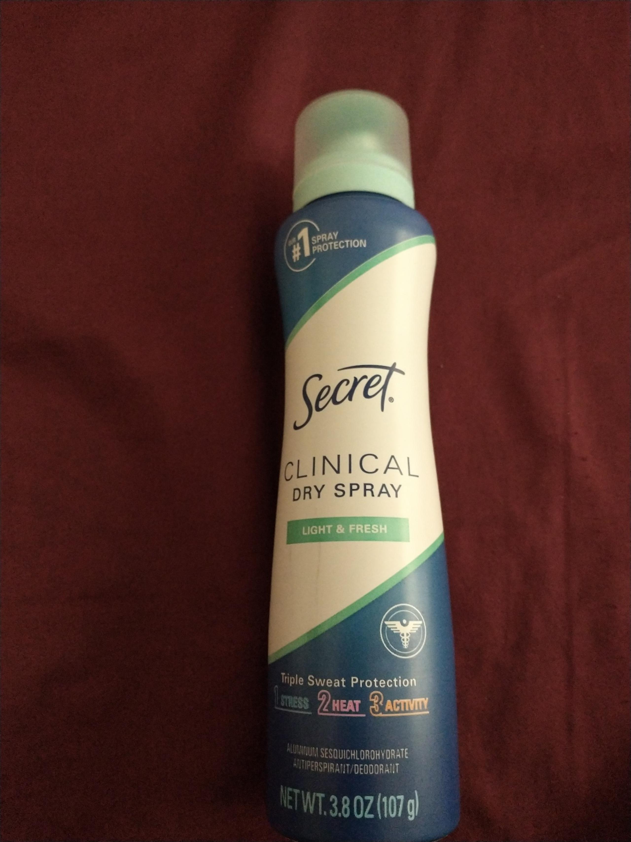 Secret Clinical Dry Spray Antiperspirant and Deodorant