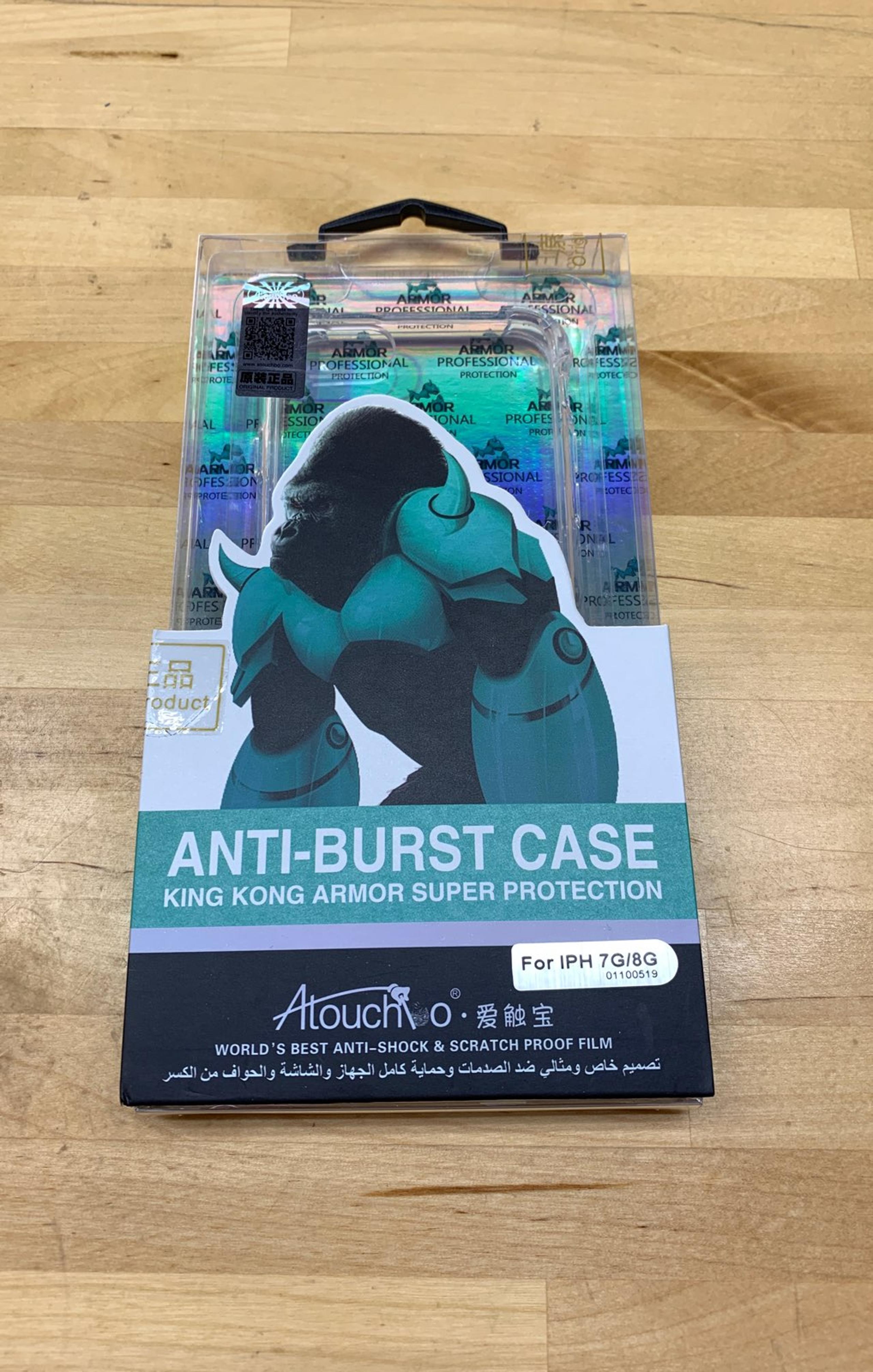 Anti Burst iPhone 7/8 Clear Case