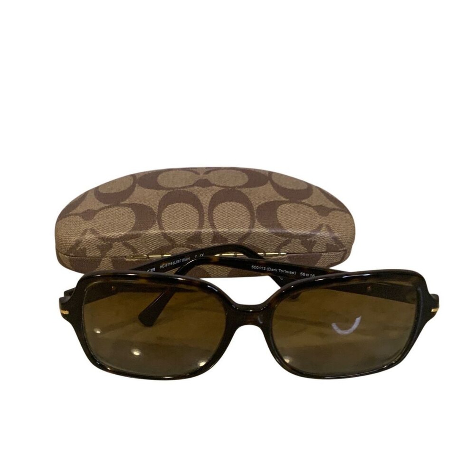 Coach Tortoise Brown Sunglasses