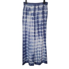 Anthropologie Cloth & Stone Blue Tie Dye Wide Leg Pants