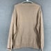 Orvis Sweater Mens L Beige Lambswool Pullover V-Neck Knit Long Sleeve