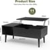 Decorate Modern Lift Top Coffee Table Wooden -s89z