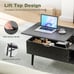 Decorate Modern Lift Top Coffee Table Wooden -s89z