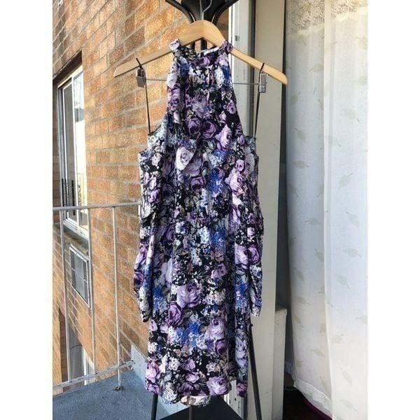 Parker Noemi Floral Silk Dress Size S