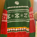NWT Pokémon center Greedent Red & Green Knit Sweater - Adult Medium