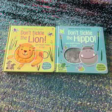 Usborne PaperPie Touchy-Feely Sounds Don’t Tickle Bundle