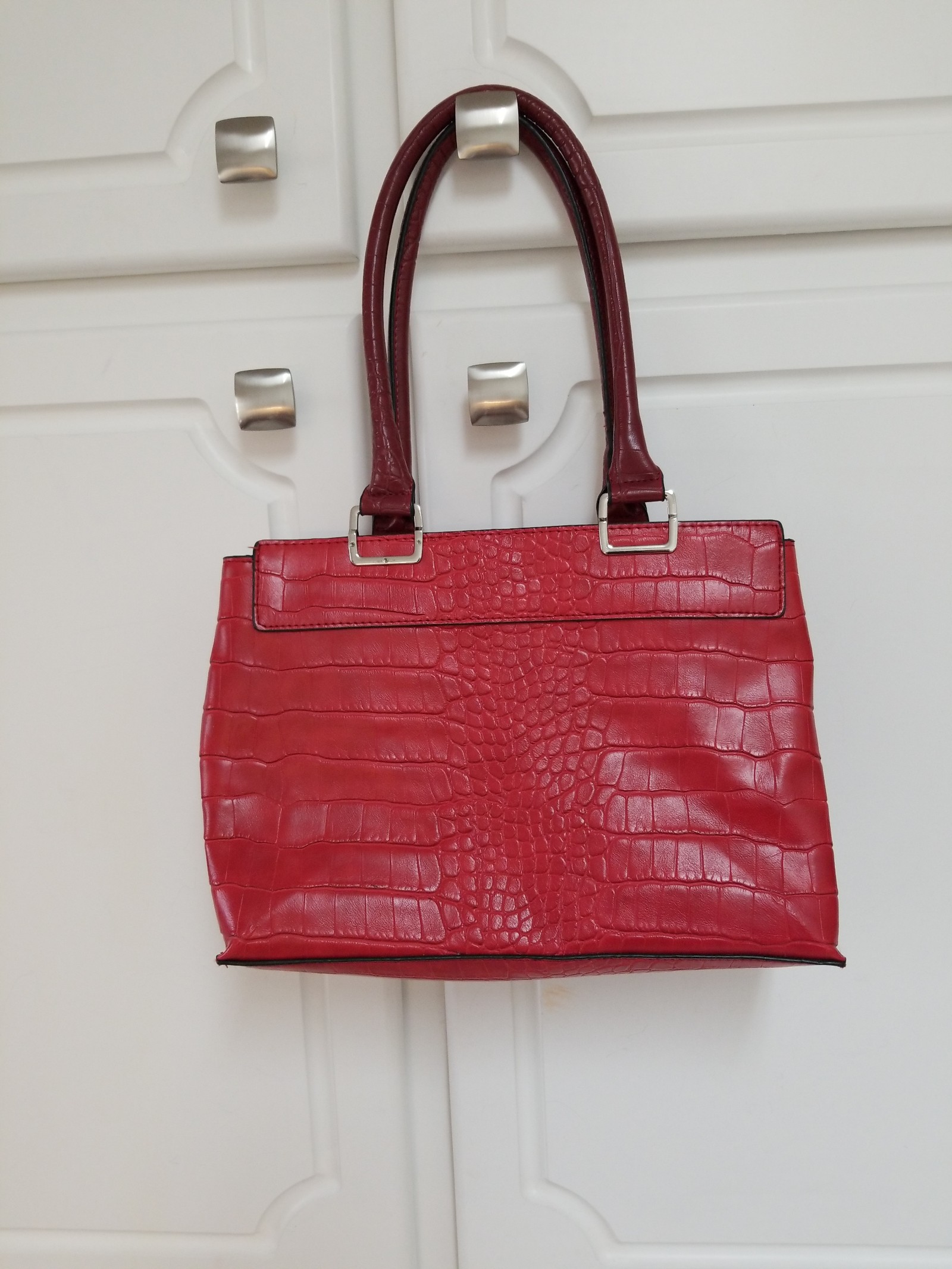 Faux Croc pattern Handbag