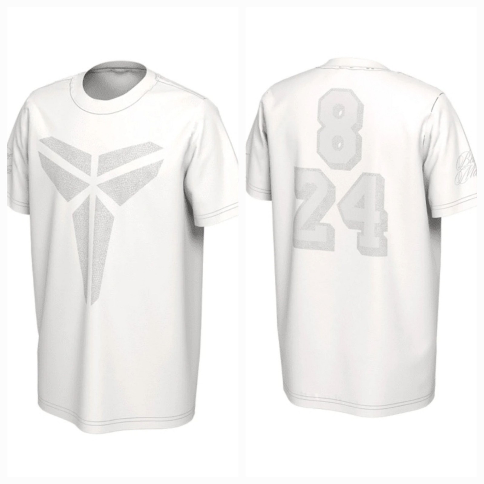 (GS) Nike Kobe Mamba Halo Big Kids' T-Shirt 'White - Big Kids Size XL