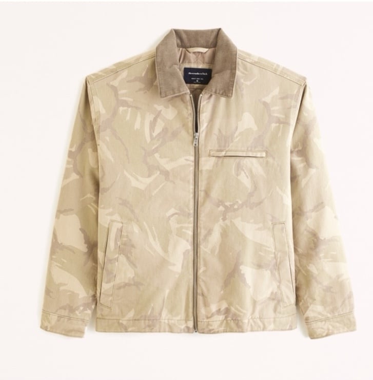 Abercrombie Camo Workwear Lined Jacket