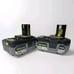RYOBI ONE+ 18V 6-Port Fast Charger, With Two 6.0 Ah Lithium-Ion Batteries