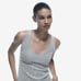 NWT Zara Shiny Strap Top in Metallica Silver - Small