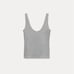 NWT Zara Shiny Strap Top in Metallica Silver - Small