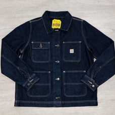 Carhartt Denim Farm Chore Work Jacket Brand New With Tags