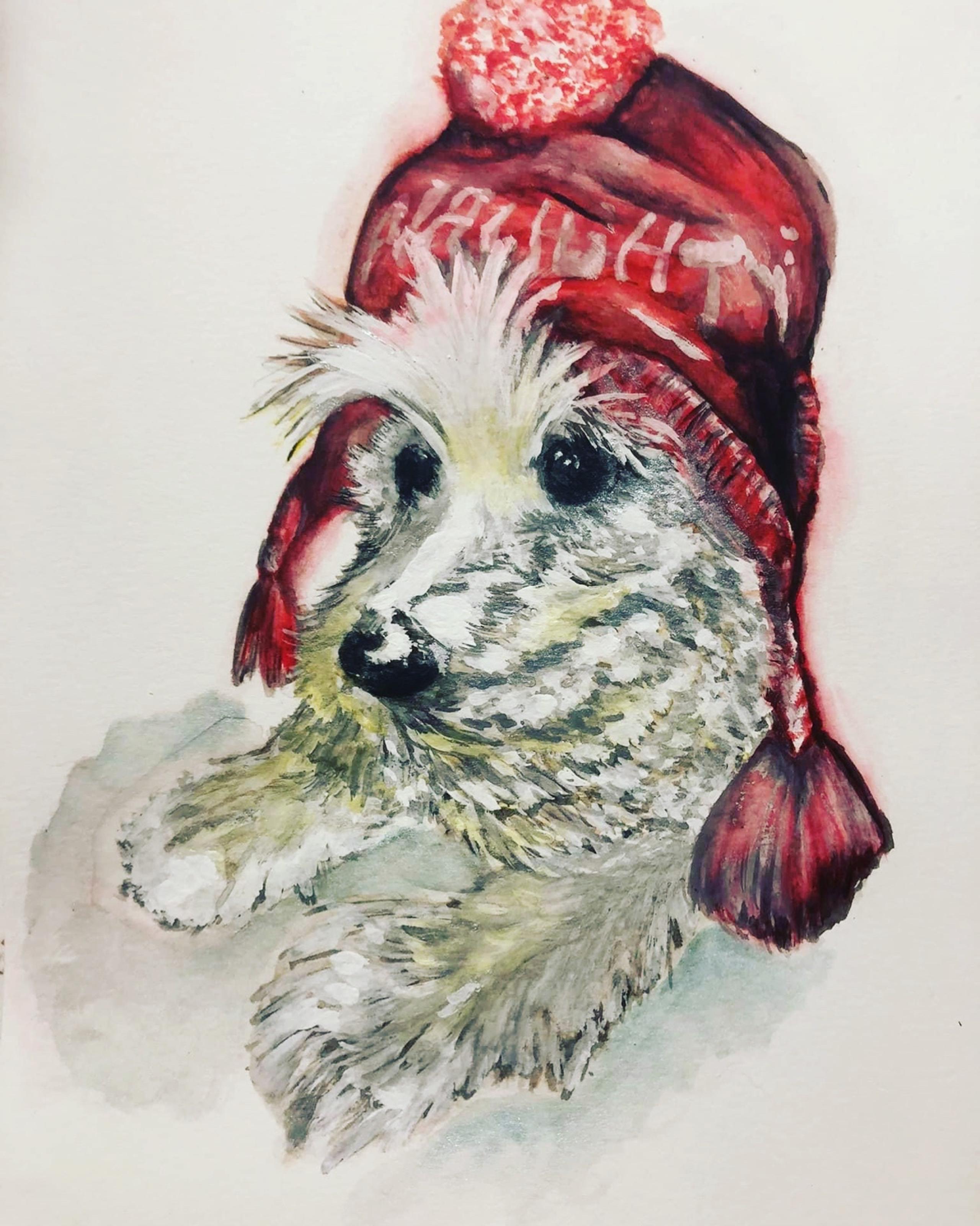 Custom pet portrait 6x4inch