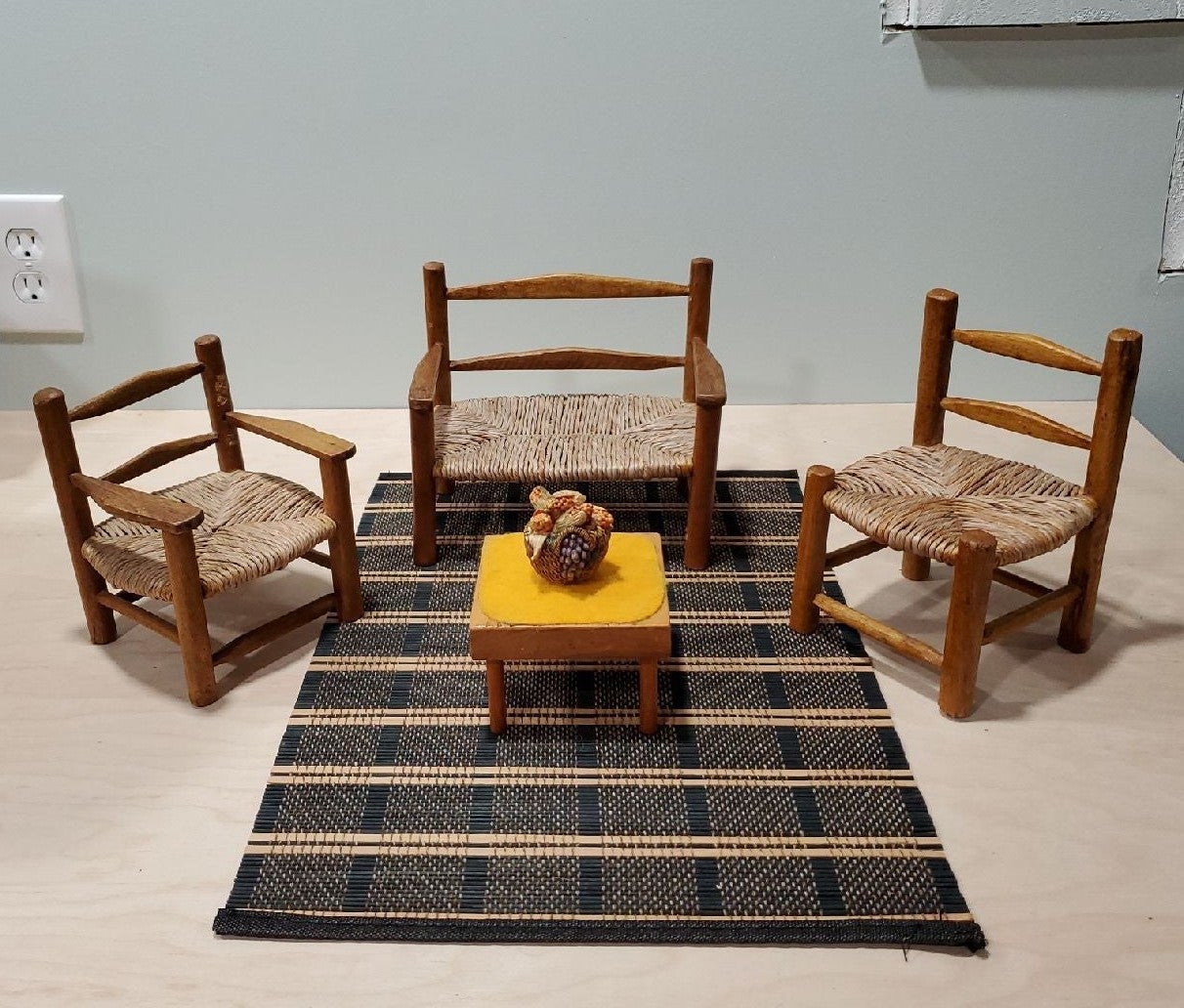 Vintage doll furniture