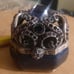 Vintage Jay Strongwater Swarovski Crystal Ring Trinket Stash Pill Box
