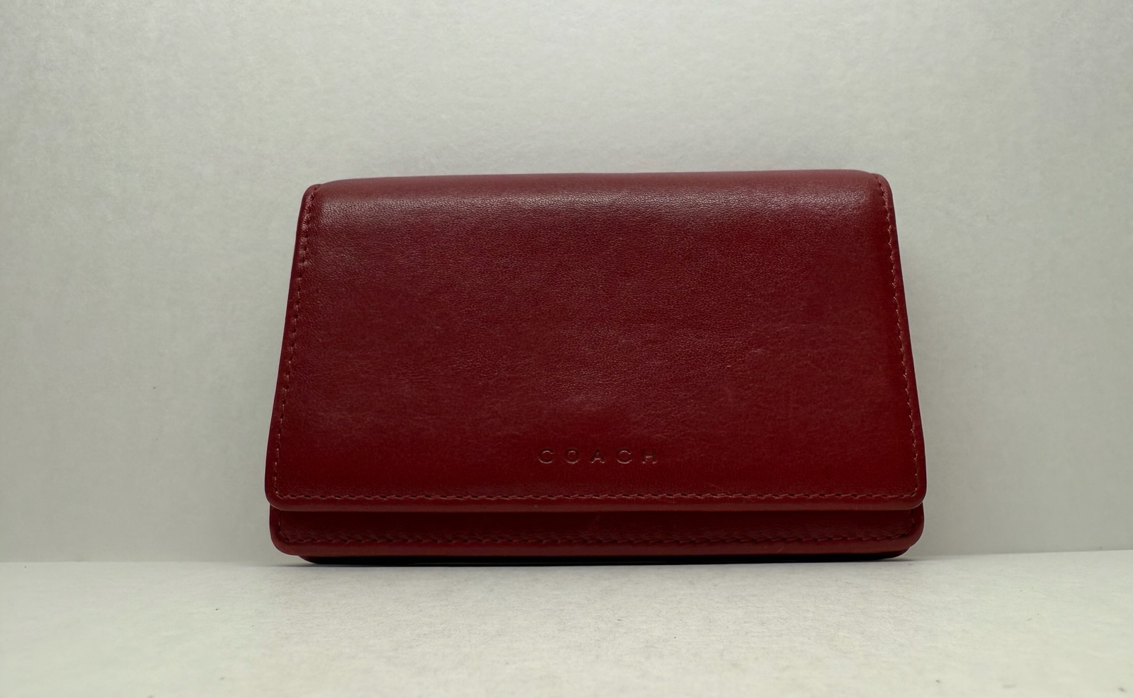Vintage coach wallet Red Leather