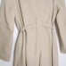 SAM EDELMAN NEW Airy Touch Trench Coat Double Breasted Heather Sand Women's M