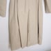 SAM EDELMAN NEW Airy Touch Trench Coat Double Breasted Heather Sand Women's M