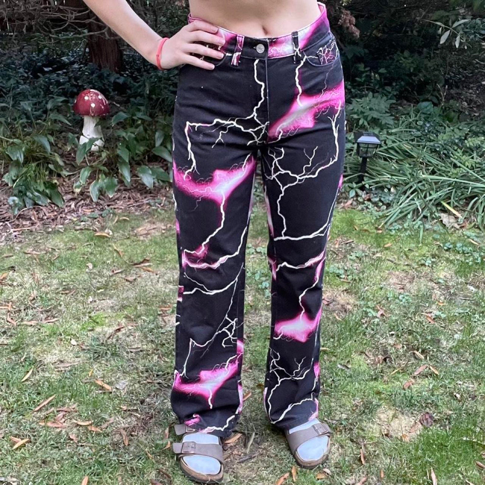 BNWT jaded london pink lightning jeans 26