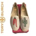 TORY BURCH SANTE FE DESERT ESPADRILLE SLIP ON FLATS CACTUS + CHILLI PEPPER 9.5