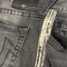 True Religion Black Denim Geno Straight Relaxed Slim Fit distressed shorts Sz 38
