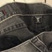 True Religion Black Denim Geno Straight Relaxed Slim Fit distressed shorts Sz 38