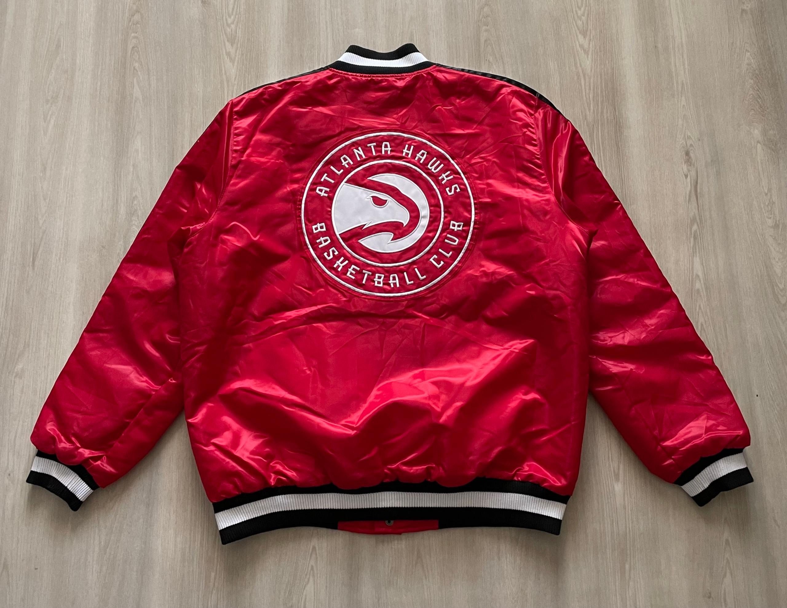 Vintage Atlanta Hawks Starter Varsity Satin Bomber Jacket Mens XL
26.5x30
Clean