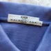 BALENCIAGA BB Logo Golf Polo Shirt L Blue Long Sleeve