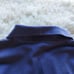 BALENCIAGA BB Logo Golf Polo Shirt L Blue Long Sleeve
