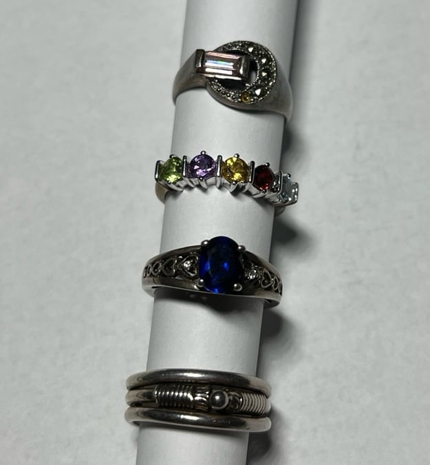 Ring Lot 4 .925 Firm Price
