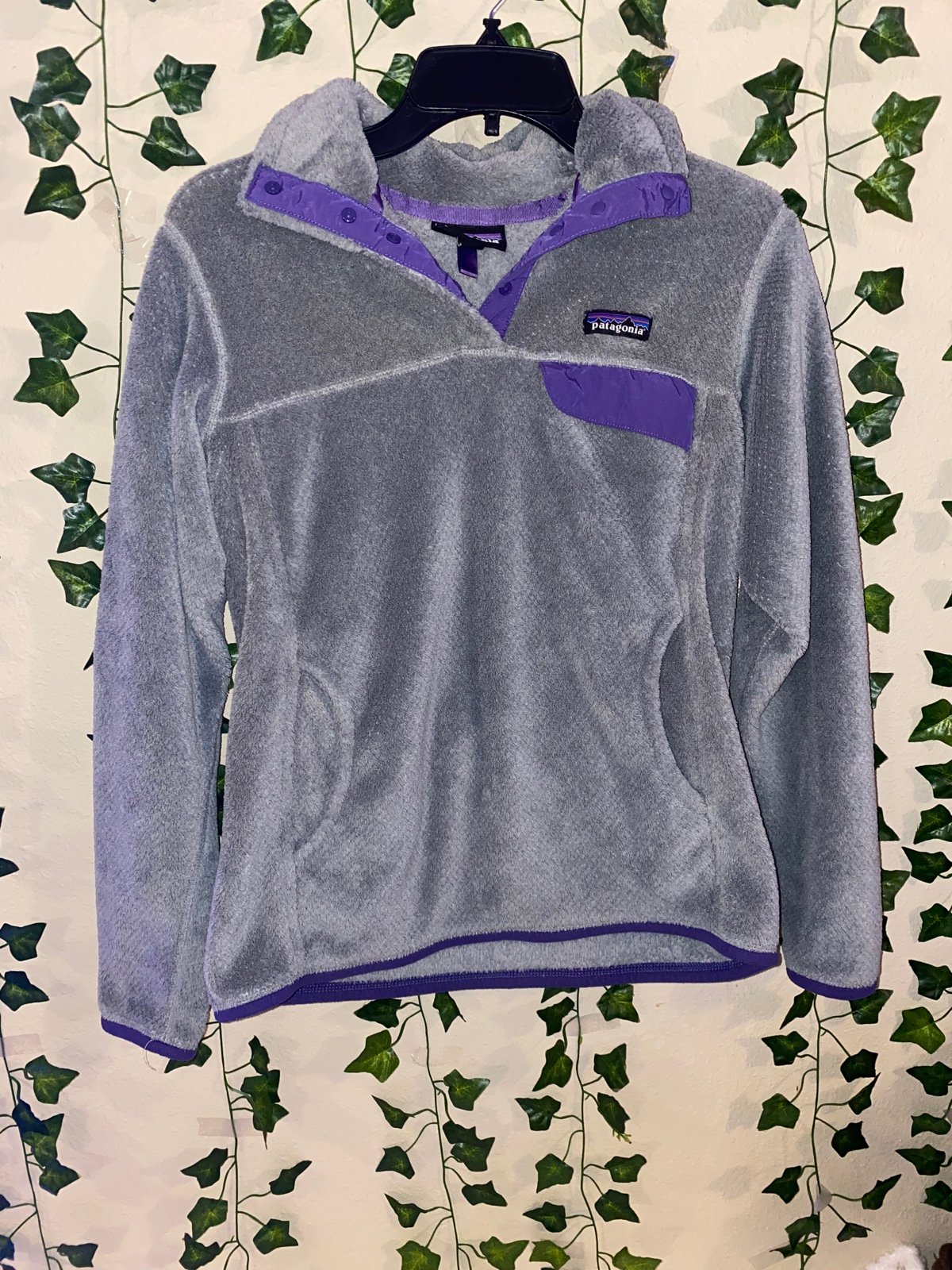 Patagonia Woolie Pullover Jacket in Grey