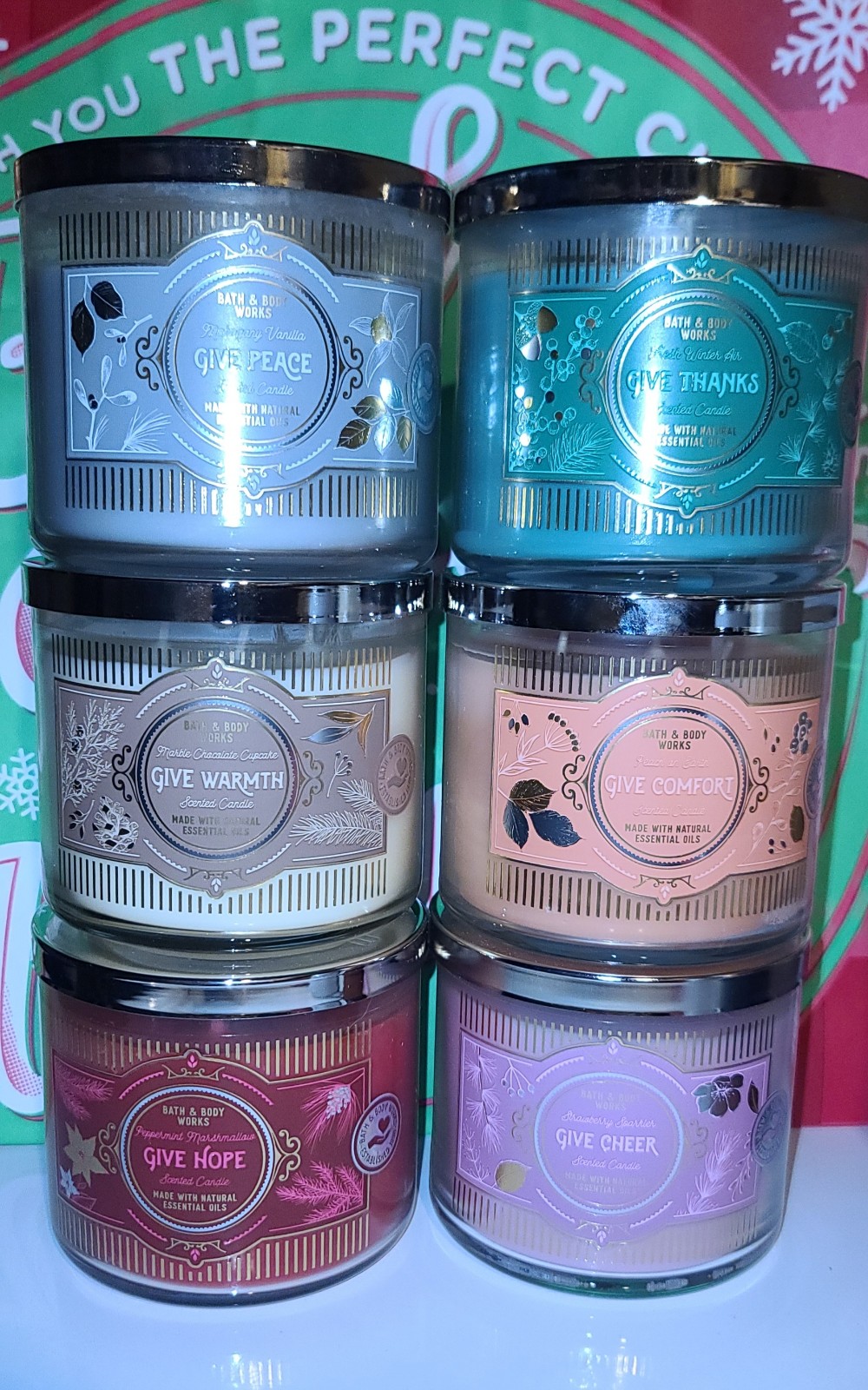 BATH AND BODY WORKS GIVING TUESDAY CANDLE COLLECTION NEW