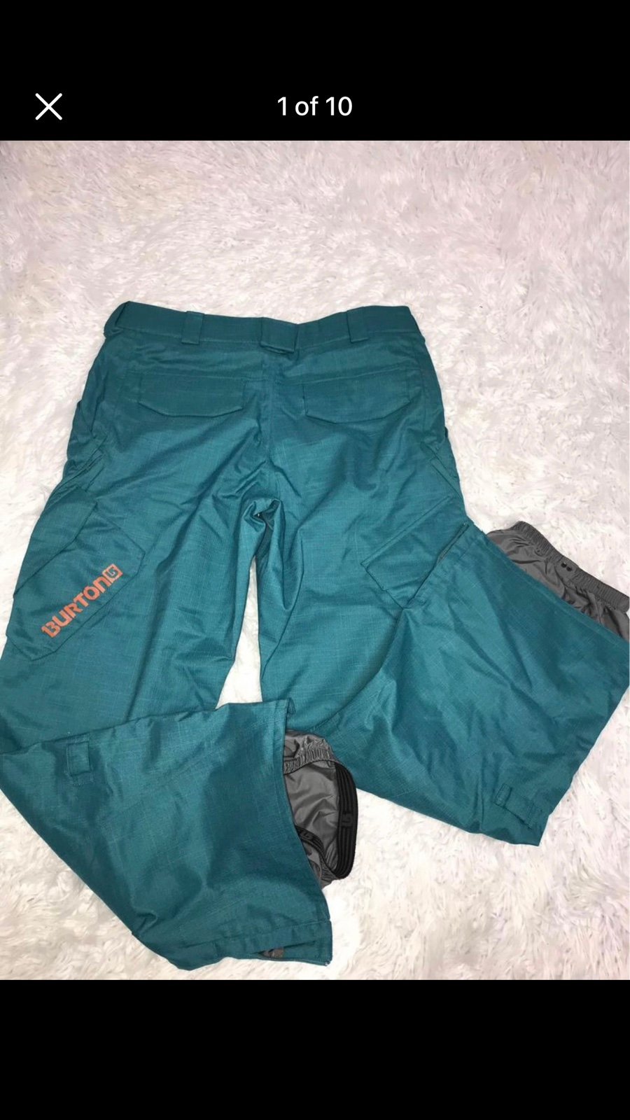 Burton mens ski/snow pants size medium great condition