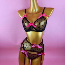 Mesh Lingerie Set